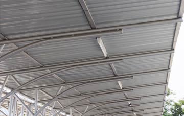 installing Lower Machen metal roofing